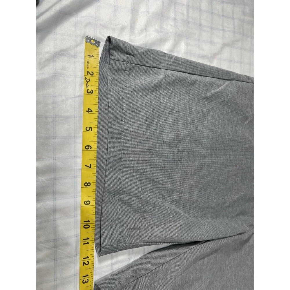 BCG Men's Performance Golf Shorts Size 40W Gray Heather Flat Front Athletic